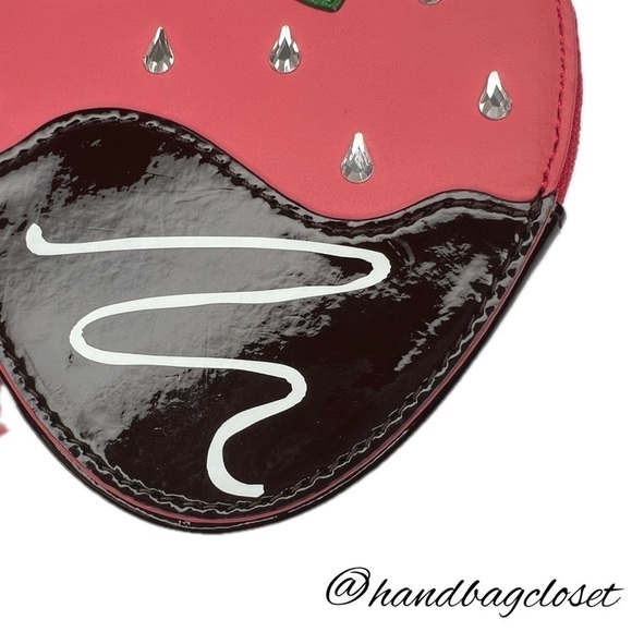 Kate Spade Crème De La Crème Strawberry 🍓🍓🍓 Coin Purse Bag - Picture 4 of 13